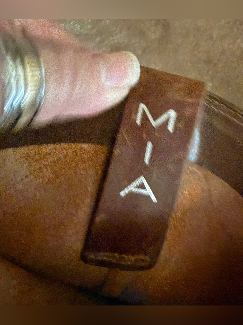 MIA Brown Leather Western Cowboy Boots - Picture 3 of 8